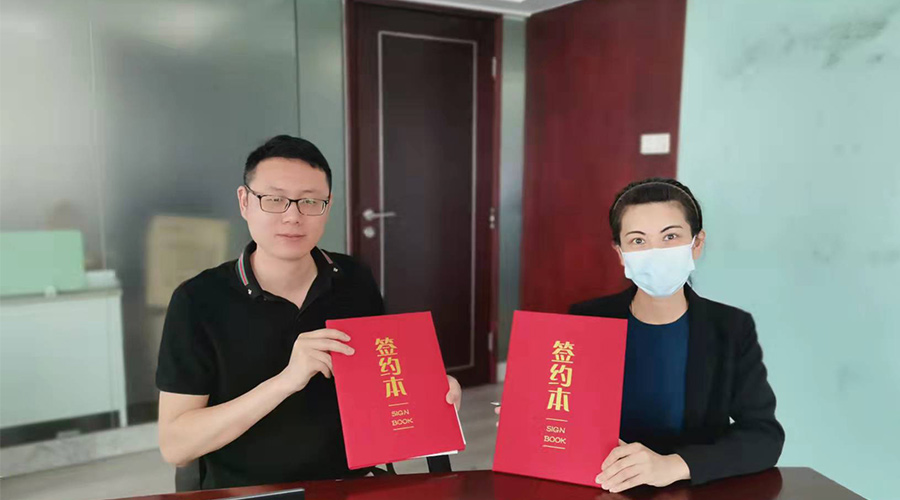 祝賀！金環(huán)電器與寧波某品牌電商客戶再次合作，簽約成功！